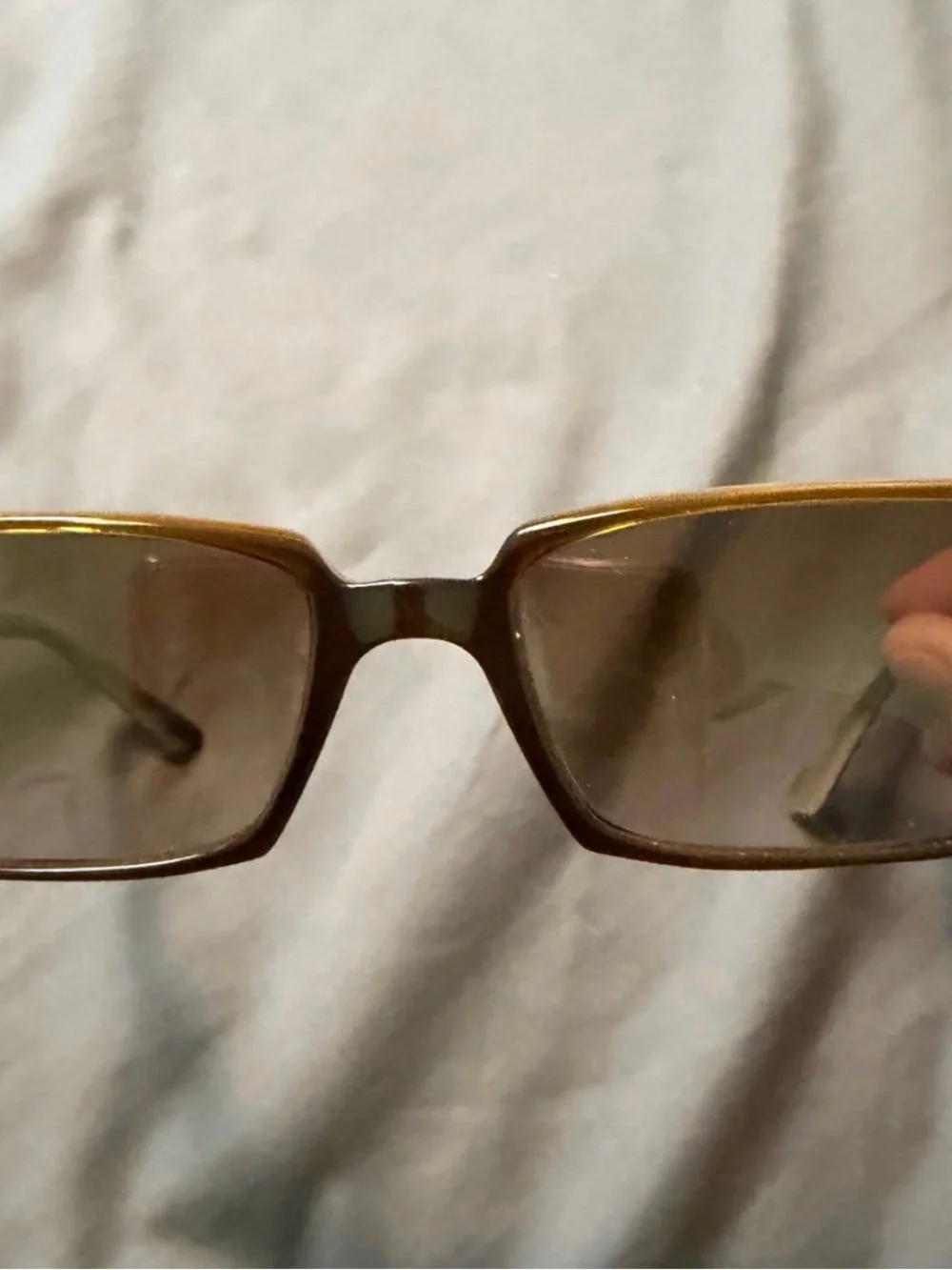 Bulgari Men's Rectangular Sunglasses in Brown Gradient